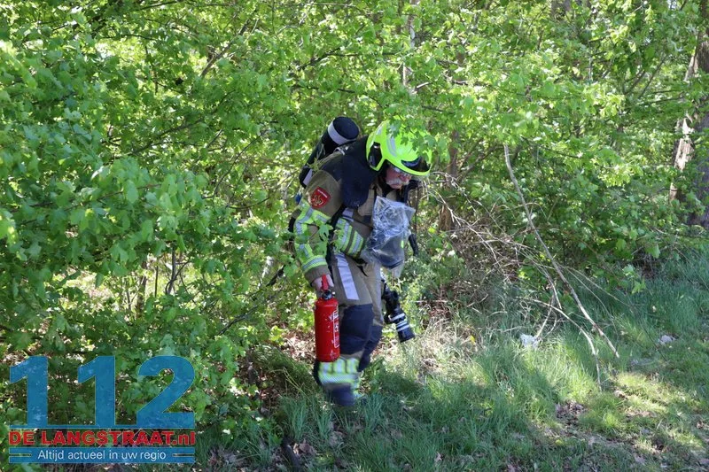 Brandje bij voetbalterrein SSC 55 snel geblust Sprang-Capelle 112 De Langstraat