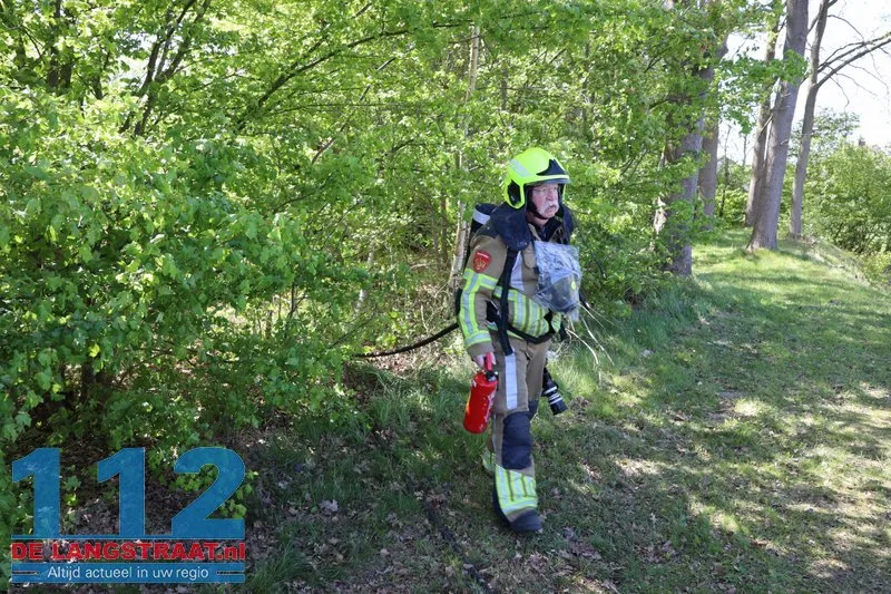 Brandje bij voetbalterrein SSC 55 snel geblust Sprang-Capelle 112 De Langstraat