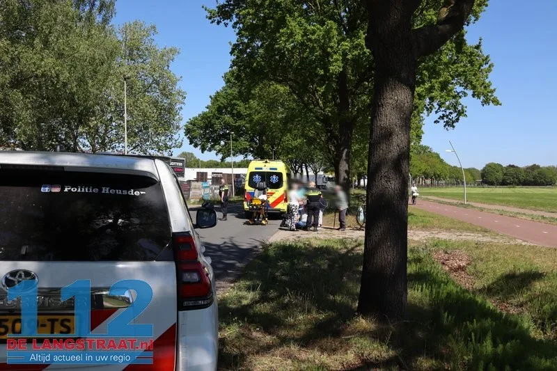 Fietser naar ziekenhuis gebracht na botsing met auto in Elshout 112 De Langstraat