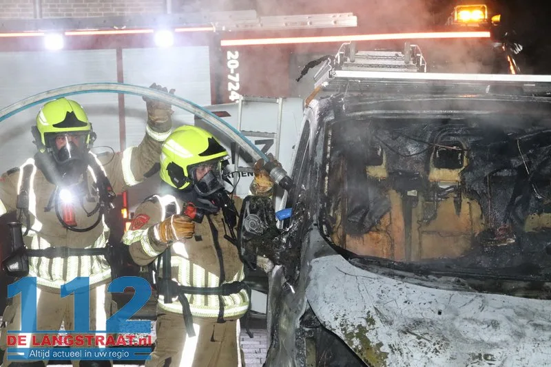 Bestelbus in brand gestoken Dintel Kaatsheuvel 112 De Langstraat