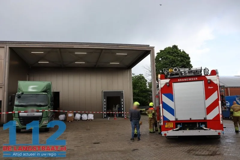 Ontruiming bij Baanbrekers na lekkage van gevaarlijke stof op buitenterrein Waalwijk 112 De Langstraat