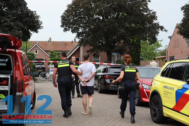 Arrestatieteam valt woning in Sprang-Capelle binnen voor verwarde man 112 De Langstraat