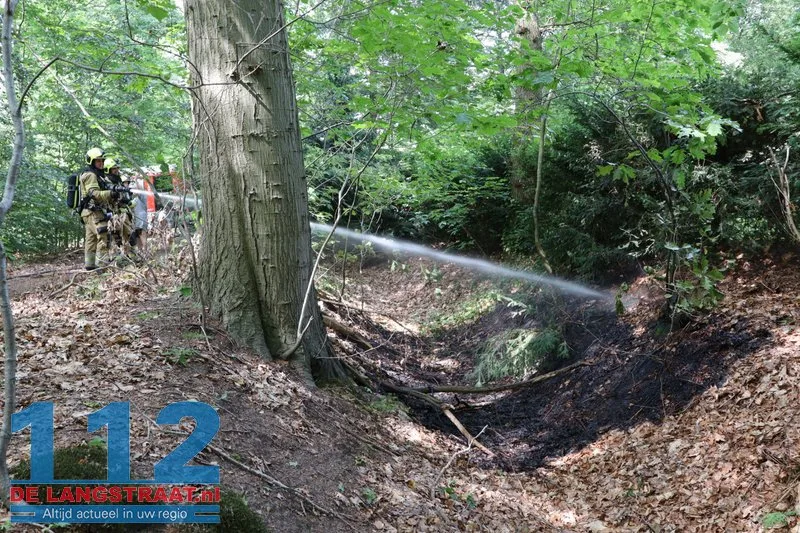 Brand in Loonse en Drunen duinen snel geblust Kaatsheuvel 112 De Langstraat