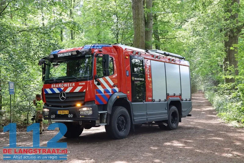 Brand in Loonse en Drunen duinen snel geblust Kaatsheuvel 112 De Langstraat