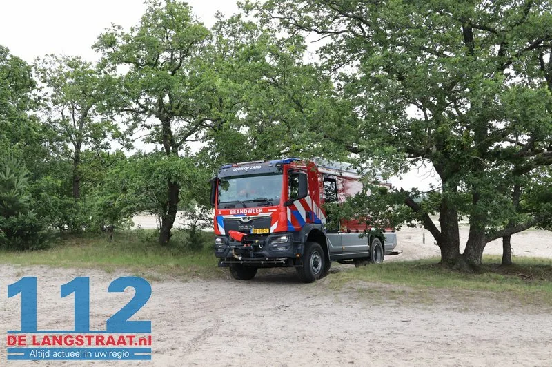 Man en vrouw ontdekken smeulend kampvuur in Loonse en Drunense Duinen en slaan alarm bij brandweer 112 De Langstraat