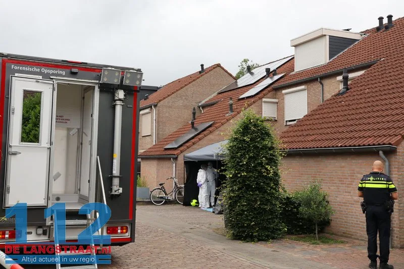 Vrouw dood aangetroffen in woning Sprang-Capelle 112 De Langstraat
