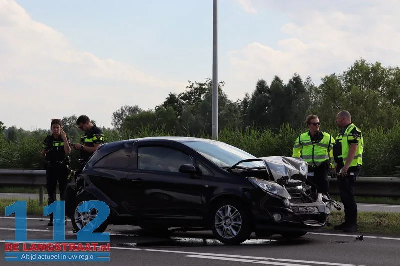 Kettingbotsing met drie voertuigen zorgt voor kilometerslange file op N261 bij Waalwijk 112 De Langstraat