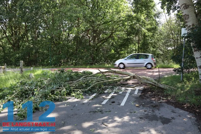 Noodweer zorgt voor veel schade 112 De Langstraat