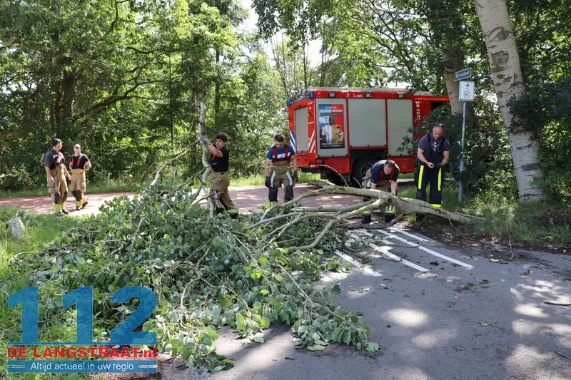 Noodweer zorgt voor veel schade 112 De Langstraat