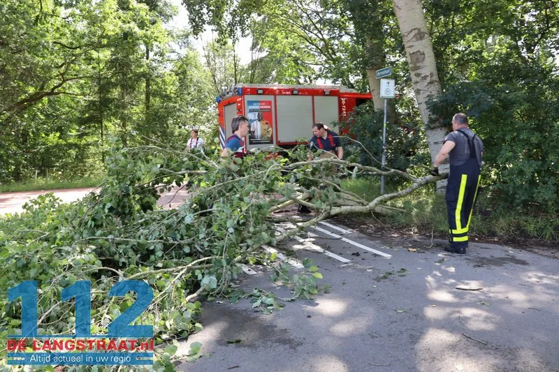 Noodweer zorgt voor veel schade 112 De Langstraat