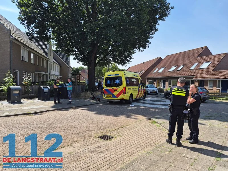 Jongen zwaargewond na val met elektrische step Kaatsheuvel 112 De Langstraat
