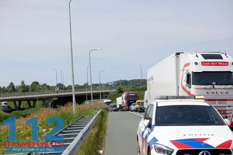 Kettingbotsing met drie voertuigen op A59 zorgt voor flinke file vanaf Kaatsheuvel 112 De Langstraat