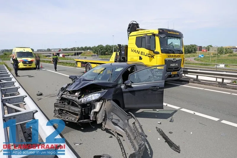 Kettingbotsing met drie voertuigen op A59 zorgt voor flinke file vanaf Kaatsheuvel 112 De Langstraat