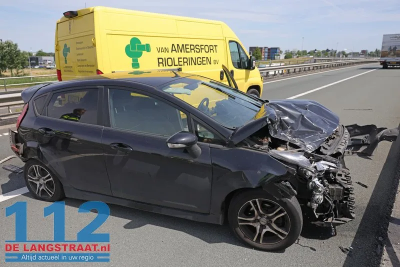Kettingbotsing met drie voertuigen op A59 zorgt voor flinke file vanaf Kaatsheuvel 112 De Langstraat