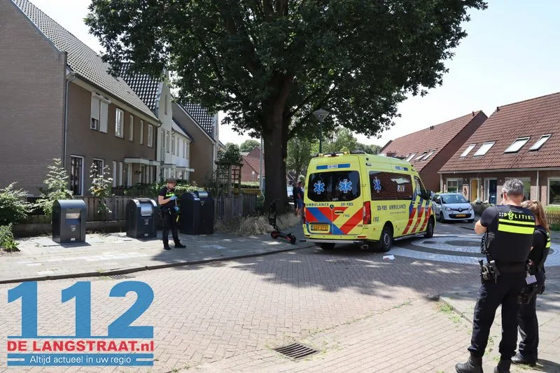 Jongen zwaargewond na val met elektrische step Kaatsheuvel 112 De Langstraat