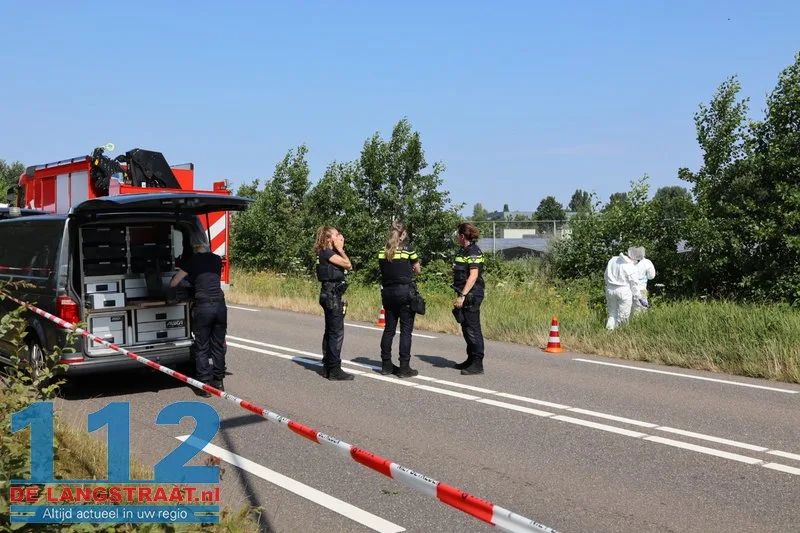 Overleden persoon gevonden in sloot Vierbundersweg Dongen 1 Overleden persoon gevonden in sloot Vierbundersweg Dongen 112 De Langstraat
