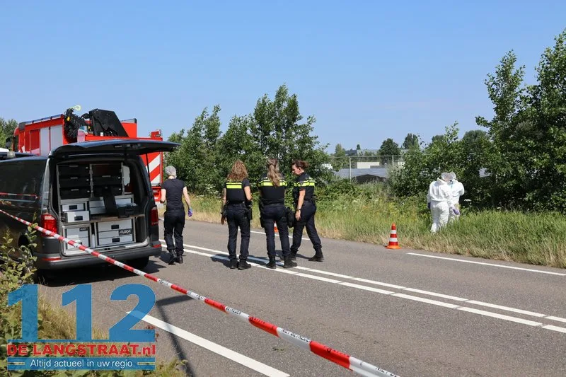 Overleden persoon gevonden in sloot Vierbundersweg Dongen 3 Overleden persoon gevonden in sloot Vierbundersweg Dongen 112 De Langstraat