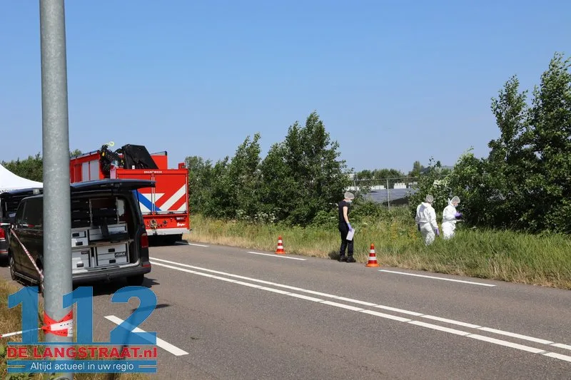 Overleden persoon gevonden in sloot Vierbundersweg Dongen 6 Overleden persoon gevonden in sloot Vierbundersweg Dongen 112 De Langstraat