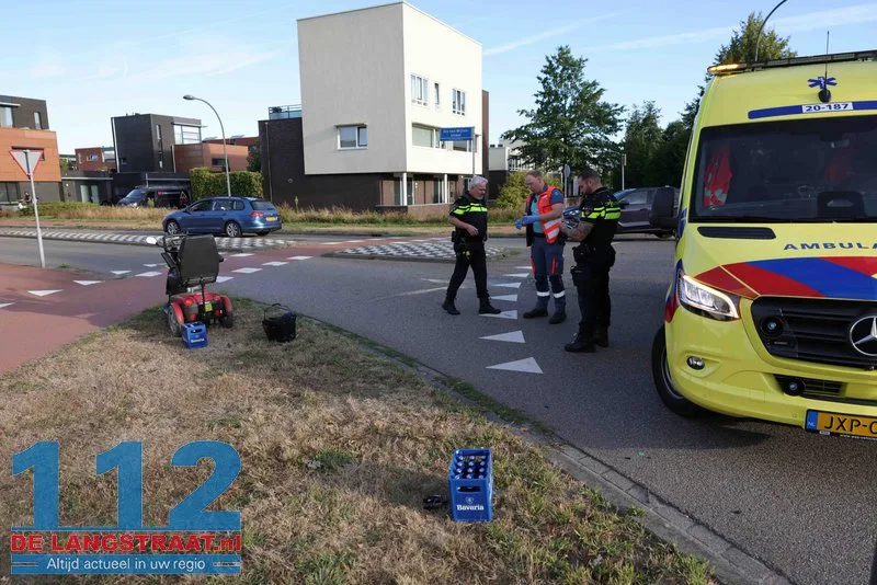 Bestuurder scootmobiel raakt gewond bij botsing met auto in Waalwijk 112 De Langstraat