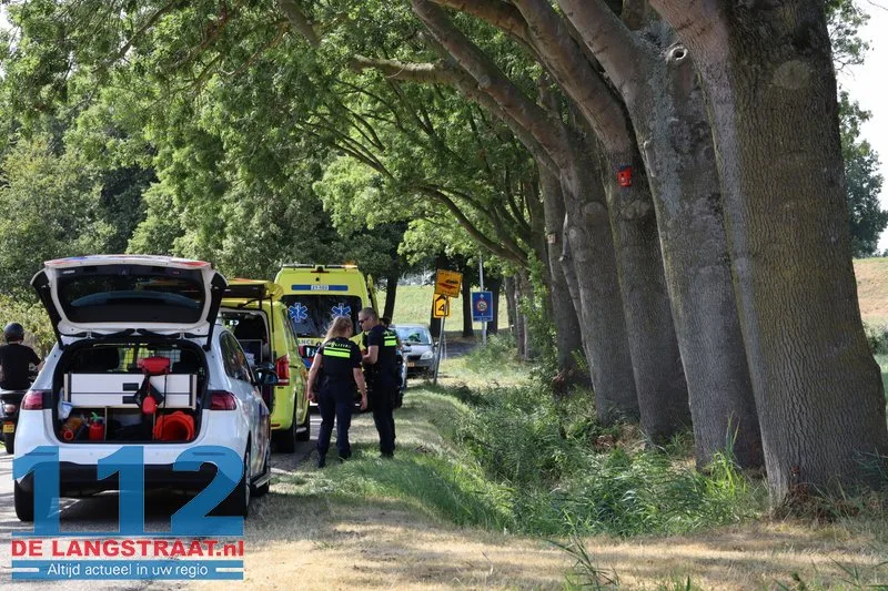 Wielrenner valt in droge sloot in Doeveren en raakt zwaargewond 112 De Langstraat
