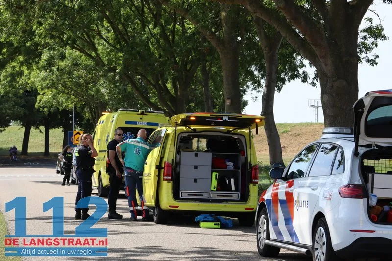 Wielrenner valt in droge sloot in Doeveren en raakt zwaargewond 112 De Langstraat