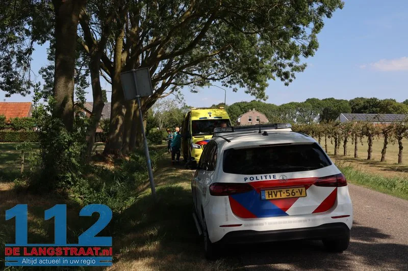 Wielrenner valt in droge sloot in Doeveren en raakt zwaargewond 112 De Langstraat