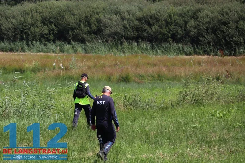 Veteranen Search Team zoekt in weilanden bij Waspik naar 78-jarige man 112 De Langstraat