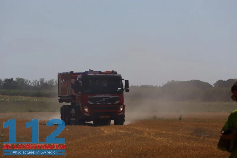 Snelle inzet van brandweer voorkomt grote bosbrand aan Mannenbeemdweg Waalwijk 112 De Langstraat