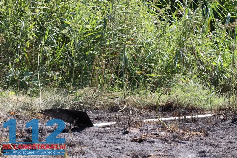 Felle natuurbrand in bosgebied Kruisvaart Sprang-Capelle 112 De Langstraat