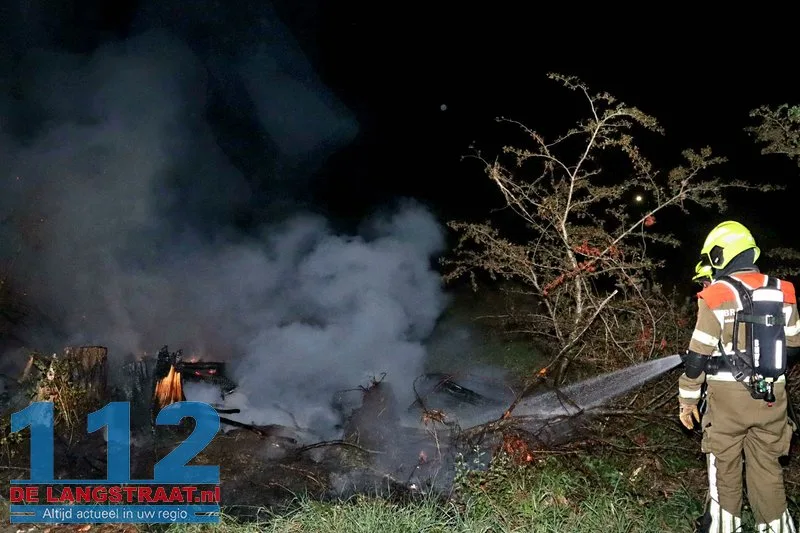 Weer nachtelijke buitenbrand in buitengebied Sprang-Capelle 11 Weer nachtelijke buitenbrand in buitengebied Sprang-Capelle 112 De Langstraat