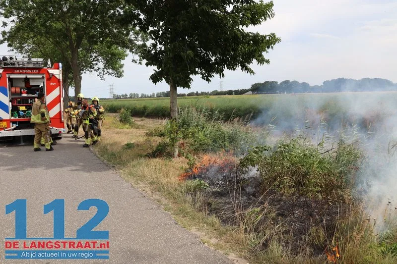 Bermbrand snel geblust in buitengebied van ’s Gravenmoer 112 De Langstraat