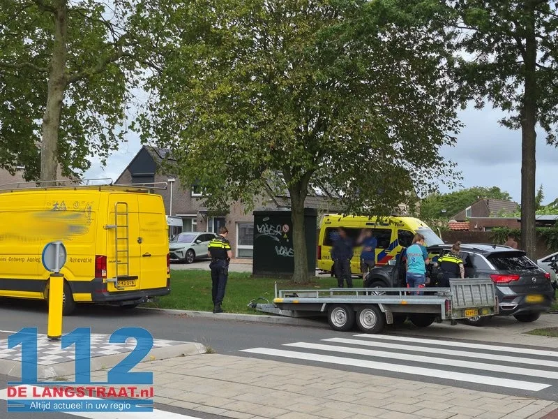 Gewonde bij aanrijding op rotonde Europalaan in Kaatsheuvel 112 De Langstraat