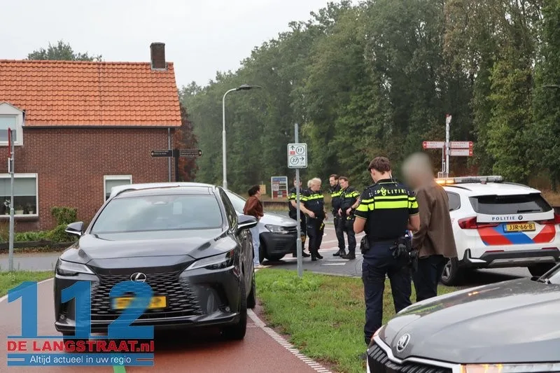 Fietser gewond bij aanrijding met auto in Loon op Zand 112 De Langstraat