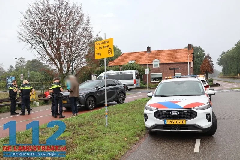 Fietser gewond bij aanrijding met auto in Loon op Zand 112 De Langstraat