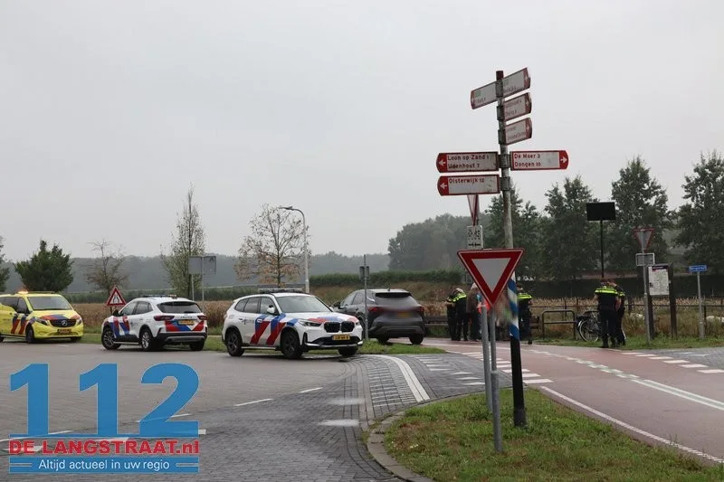 Fietser gewond bij aanrijding met auto in Loon op Zand 112 De Langstraat