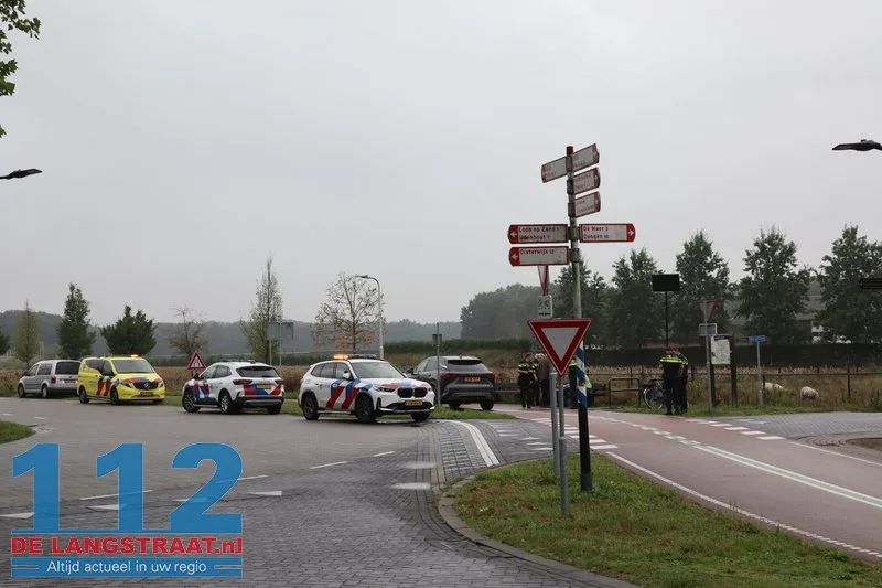 Fietser gewond bij aanrijding met auto in Loon op Zand 112 De Langstraat