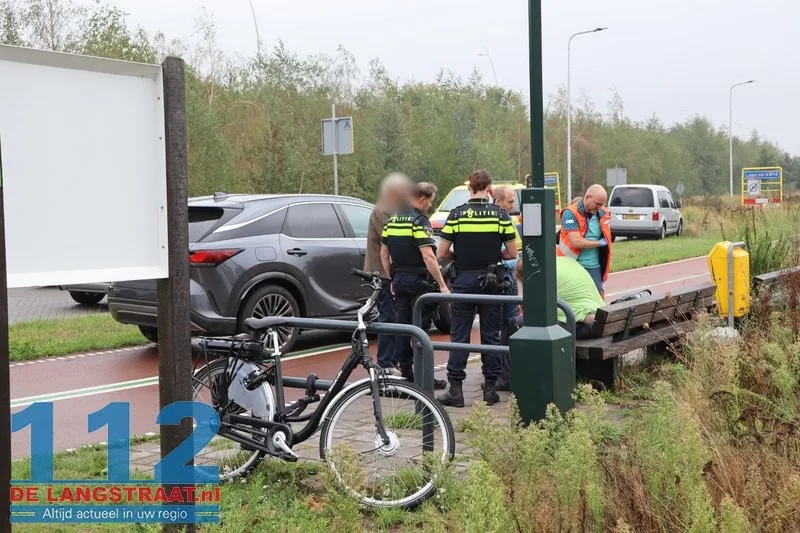 Fietser gewond bij aanrijding met auto in Loon op Zand 112 De Langstraat