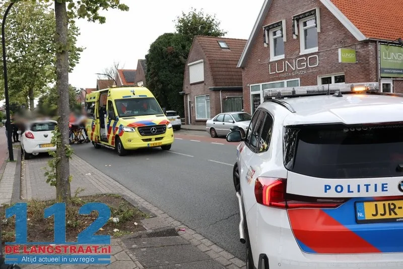 Jongen op fiets aangereden door auto Waalwijk 112 De Langstraat