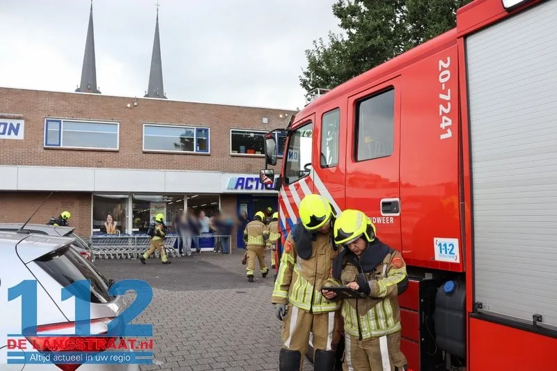 Brandje bij Action in Kaatsheuvel veroorzaakt door accu van alarmsysteem 112 De Langstraat