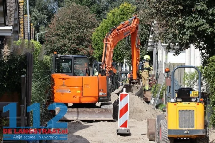 Graafwerkzaamheden veroorzaken gaslek en stroomstoring in Sprang-Capelle, enkele huizen zonder stroom 112 De Langstraat