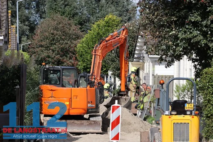 Graafwerkzaamheden veroorzaken gaslek en stroomstoring in Sprang-Capelle, enkele huizen zonder stroom 112 De Langstraat