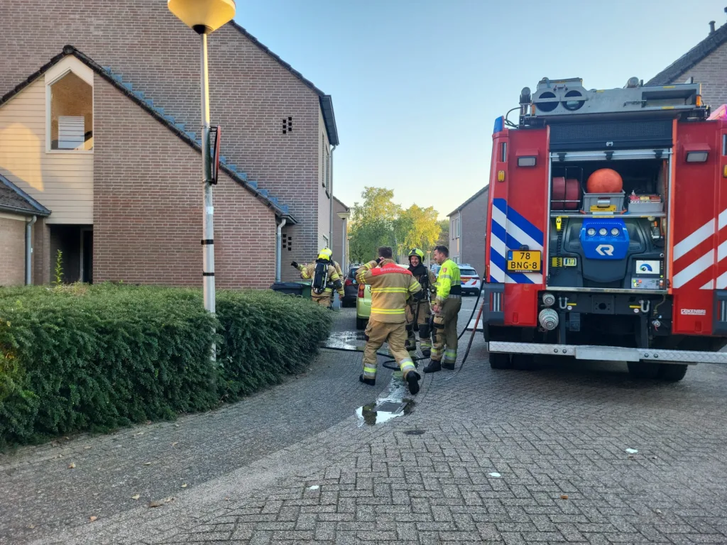 Container met groente- en tuinafval in brand aan Kopenhagenstraat in Drunen 112 De Langstraat