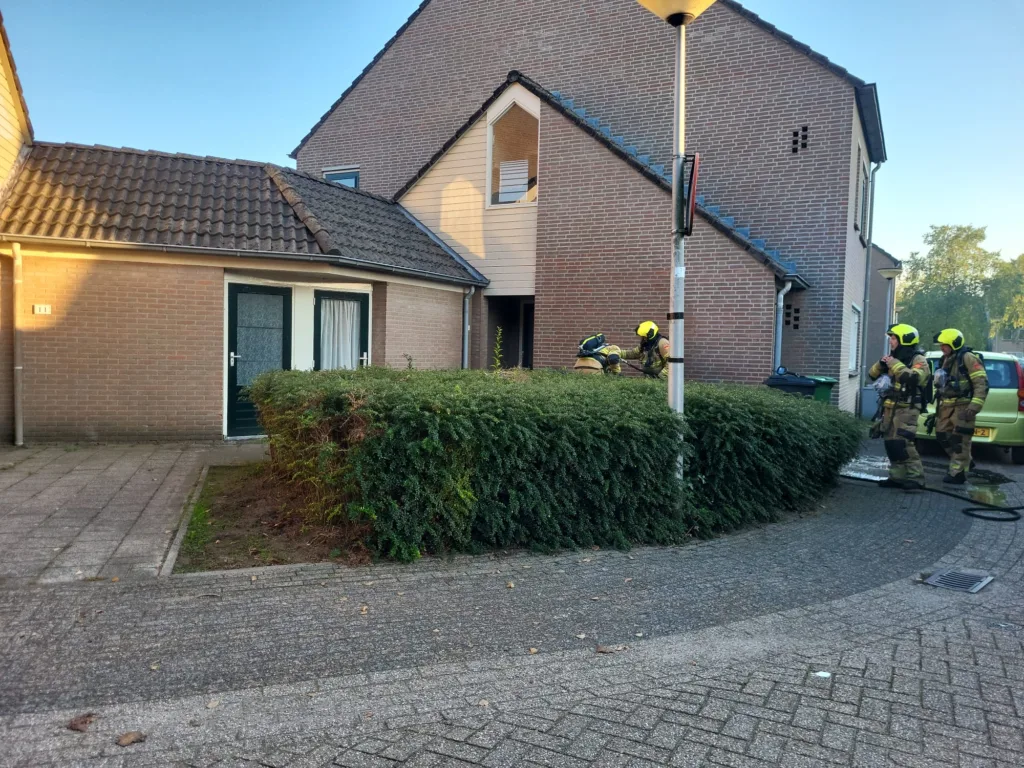 Container met groente- en tuinafval in brand aan Kopenhagenstraat in Drunen 112 De Langstraat