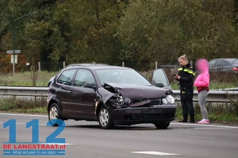 Aanrijding tussen personenauto en vrachtwagen op Midden-Brabantweg Kaatsheuvel 112 De Langstraat
