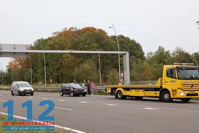 Aanrijding tussen personenauto en vrachtwagen op Midden-Brabantweg Kaatsheuvel 112 De Langstraat