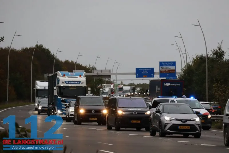 Aanrijding tussen personenauto en vrachtwagen op Midden-Brabantweg Kaatsheuvel 112 De Langstraat