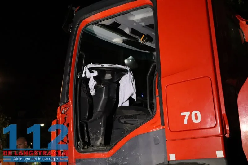 Chauffeur van betonpomp valt tijdens werkzaamheden en raakt gewond op parkeerplaats HAP: Brandweer verwijdert cabinedeur voor bevrijding 112 De Langstraat