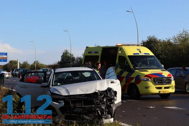 Vier gewonden bij kop-staartaanrijding op Midden-Brabantweg Kaatsheuvel richting Efteling 112 De Langstraat