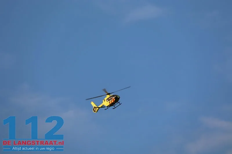 Traumahelikopter ingezet voor medisch noodgeval bij jong kindje in Loon op Zand 112 De Langstraat
