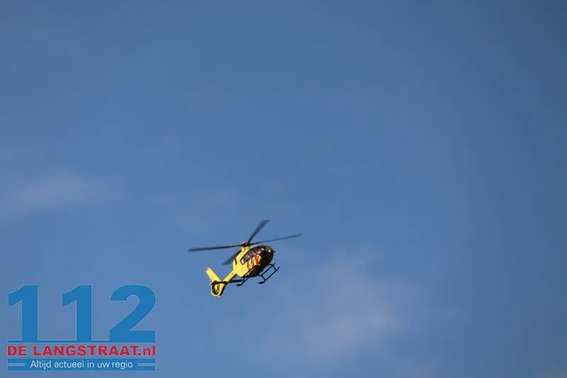 Traumahelikopter ingezet voor medisch noodgeval bij jong kindje in Loon op Zand 112 De Langstraat